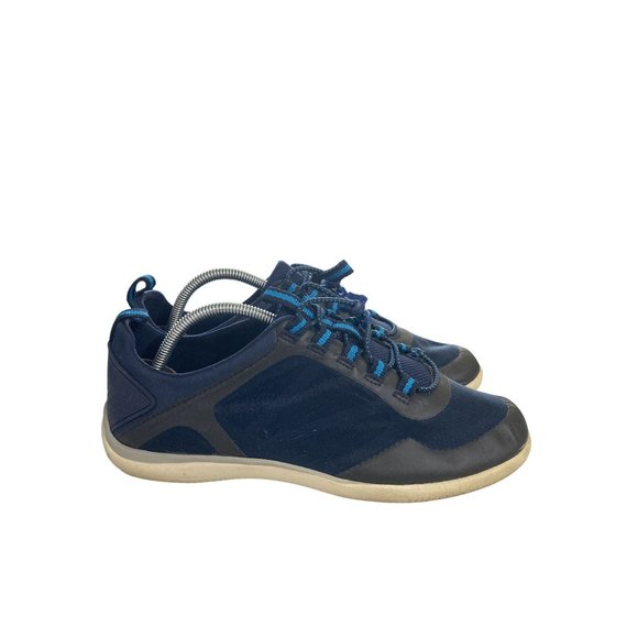 Lands End Women's 8.5 Navy Blue Lightweight Casual bungee closure Sneakers shoe - Picture 5 of 8